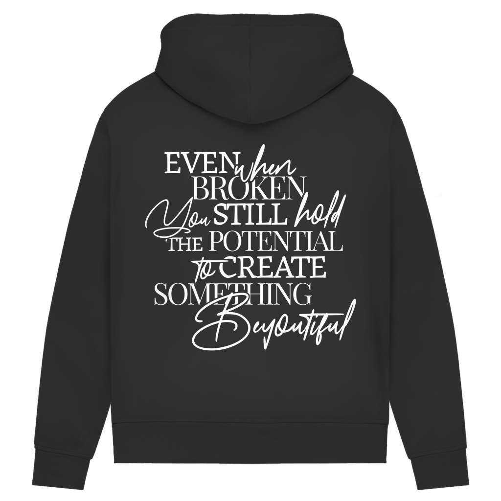 Damen Premium Bio Hoodie BEYOUTIFUL BROKEN