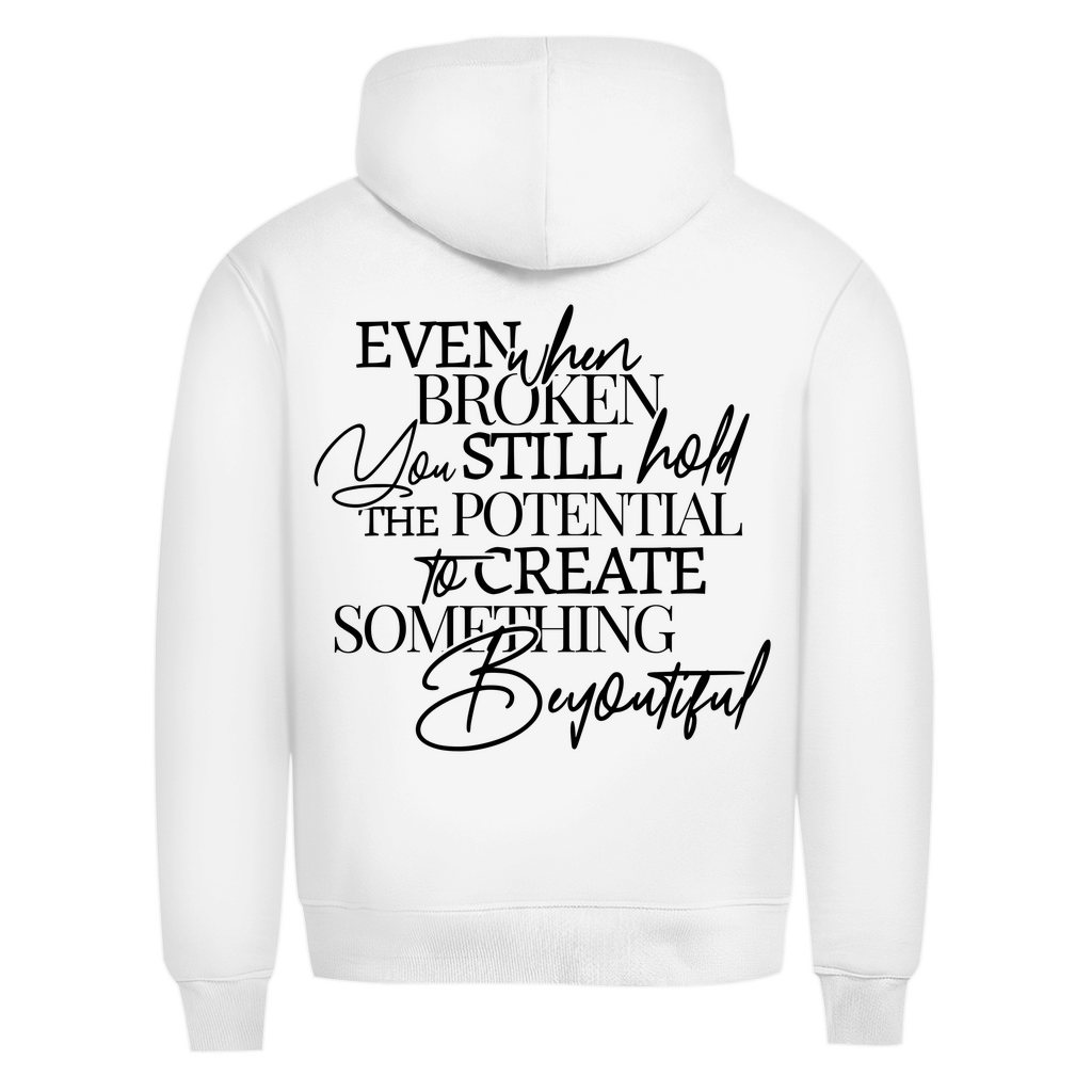 Herren Premium Bio Hoodie BEYOUTIFUL BROKEN
