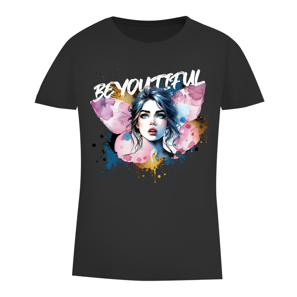 Damen Premium Bio T-Shirt Butterfly