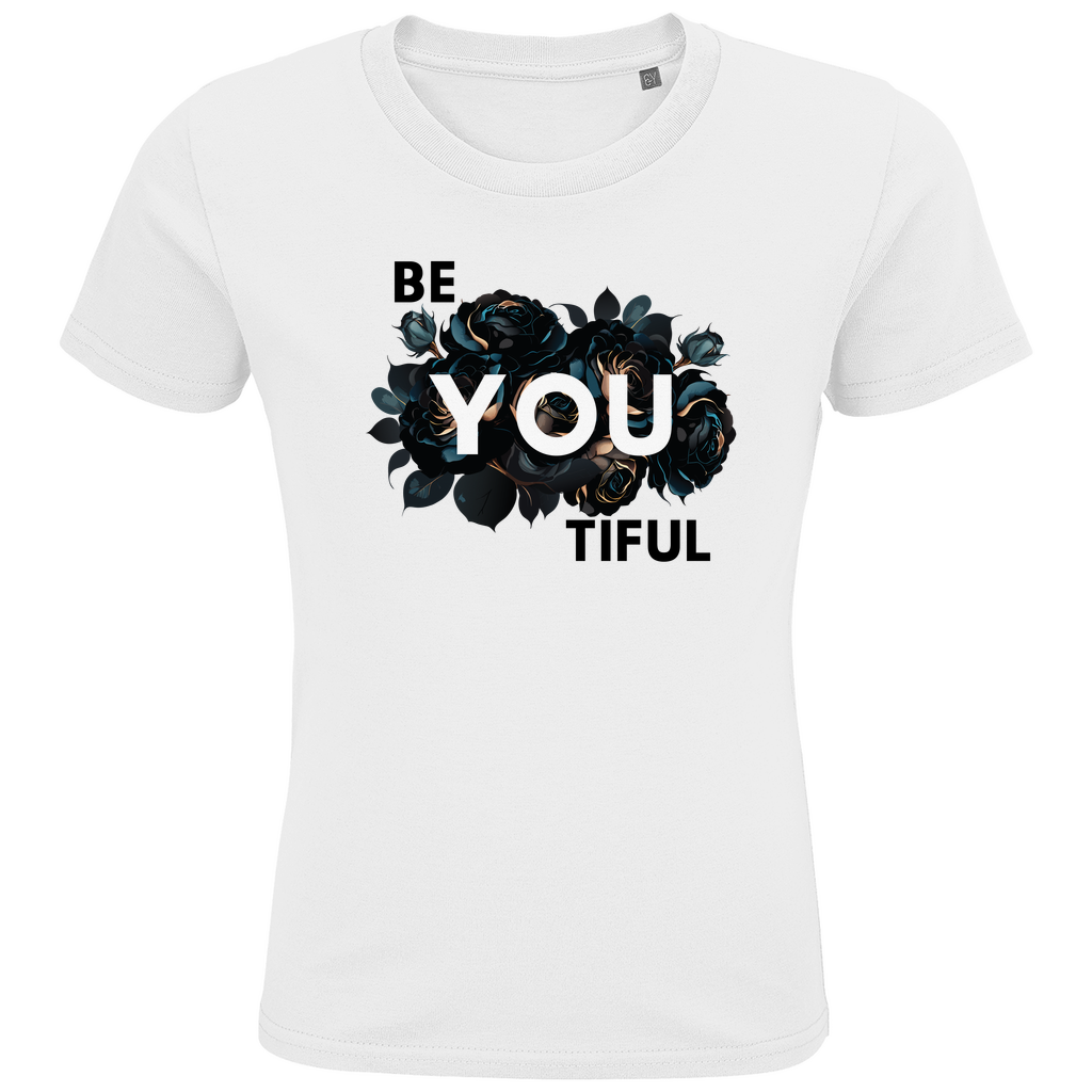Kids Premium Bio T-Shirt BeYOUtiful Black Rose