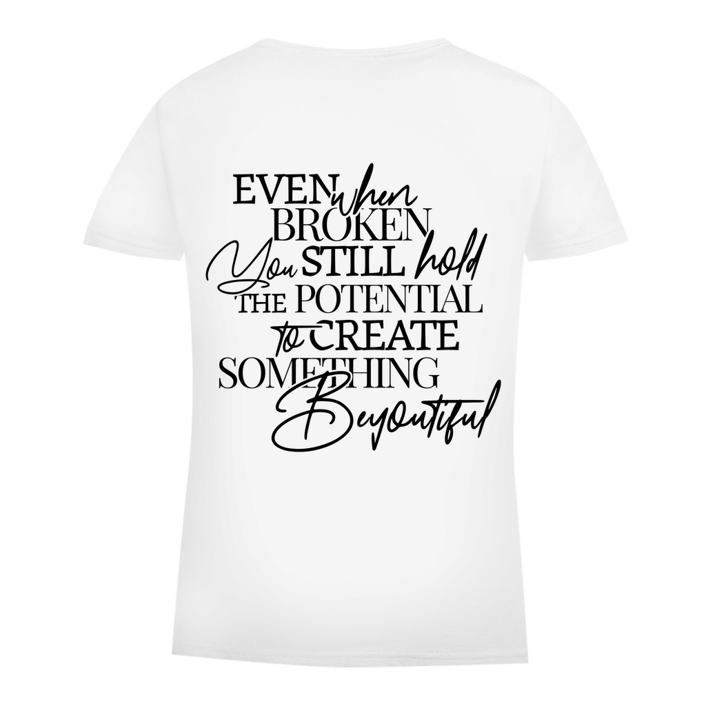 Damen Premium Bio T-Shirt BEYOUTIFUL BROKEN