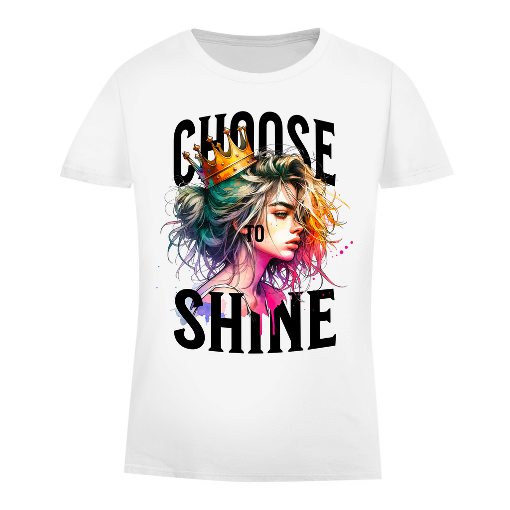 Damen Premium Bio T-Shirt Choose to Shine