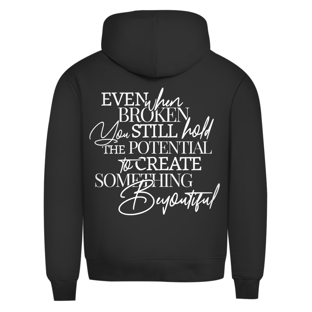 Herren Premium Bio Hoodie BEYOUTIFUL BROKEN
