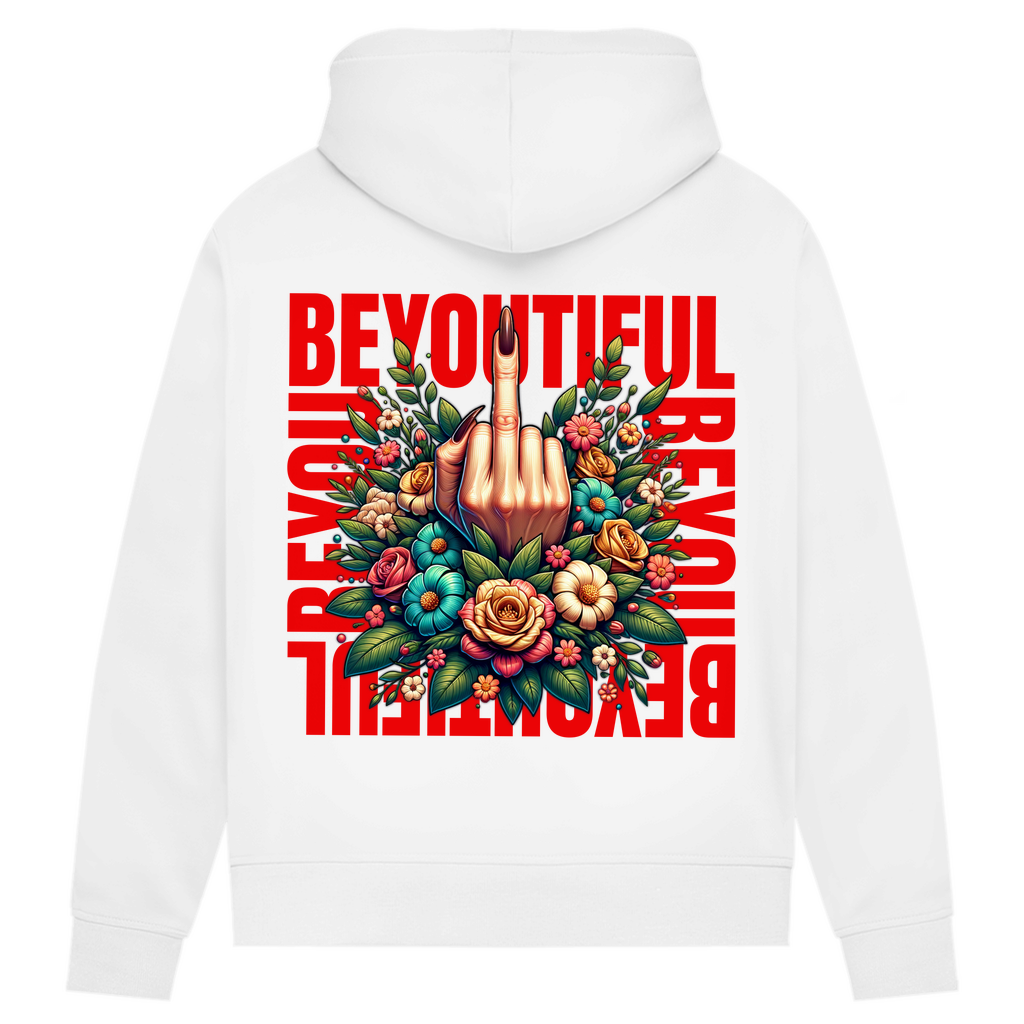 Damen Premium Bio Hoodie BEYOUTIFUL F*CK OFF