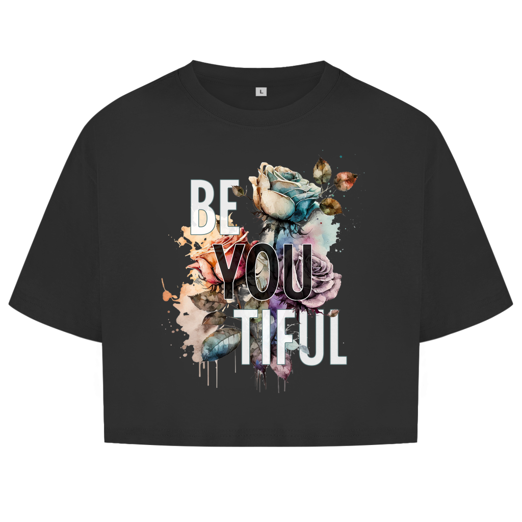 Damen Oversize Croptop BEYOUTIFUL