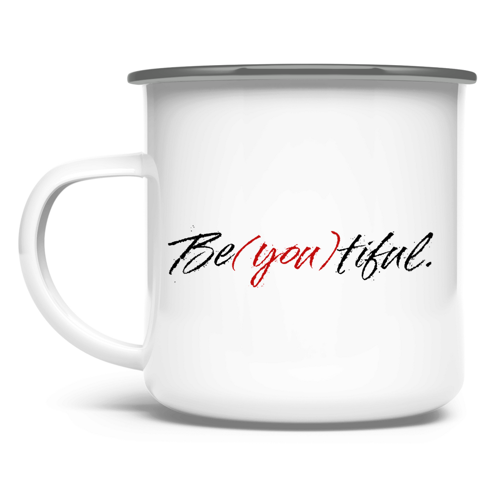 Emaille Tasse Be(you)tiful