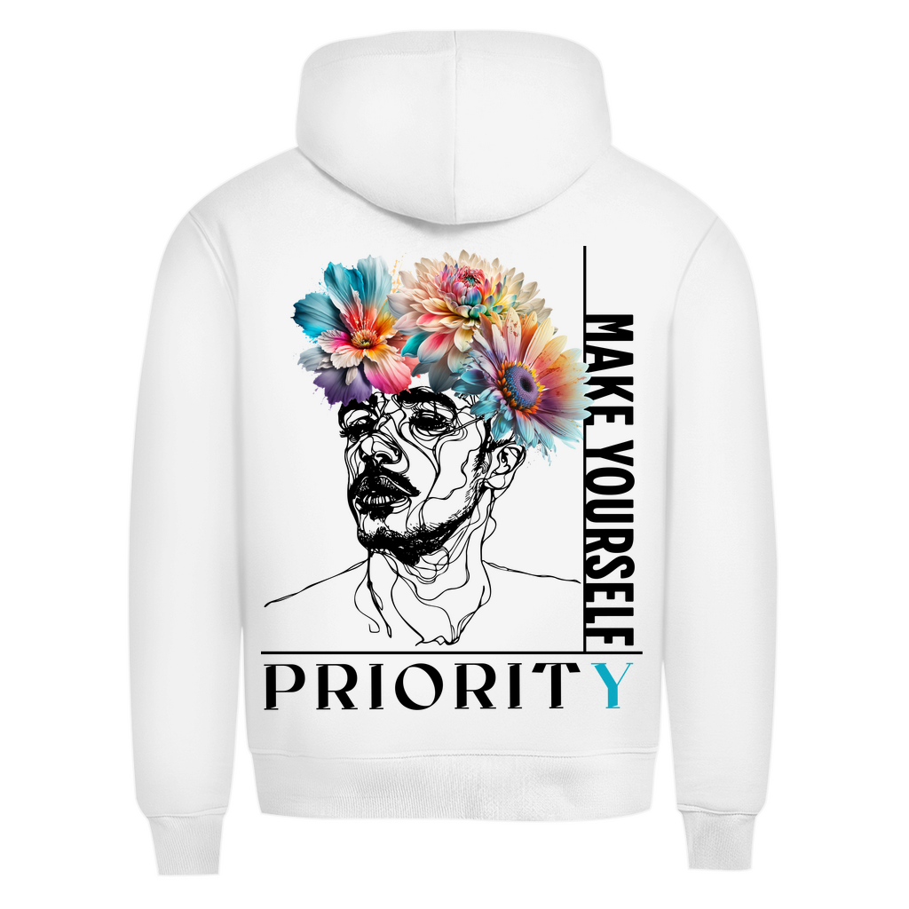 Herren Premium Bio Hoodie MAKE YOURSELF PRIORITY