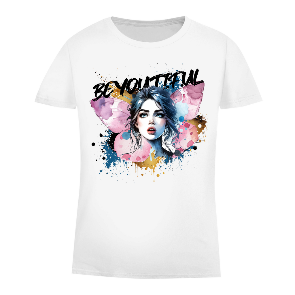 Damen Premium Bio T-Shirt Butterfly