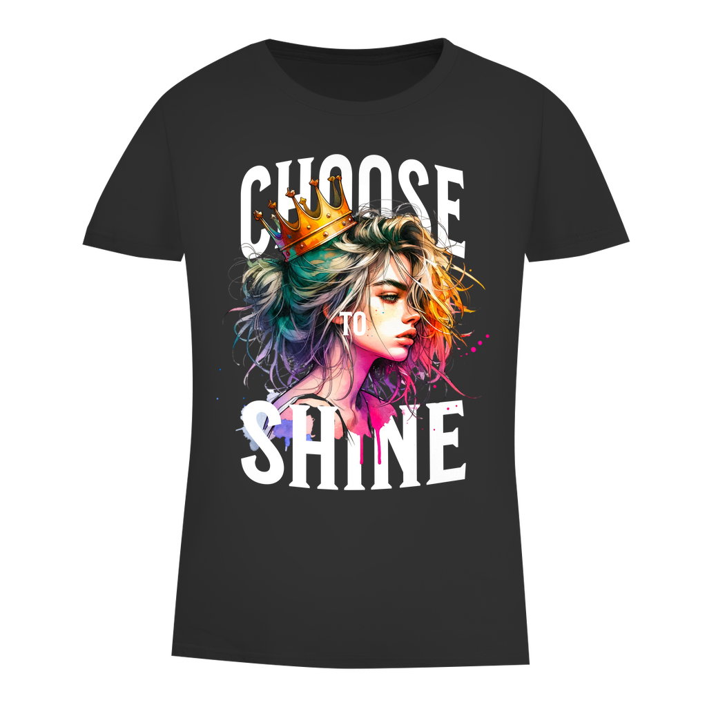 Damen Premium Bio T-Shirt Choose to Shine