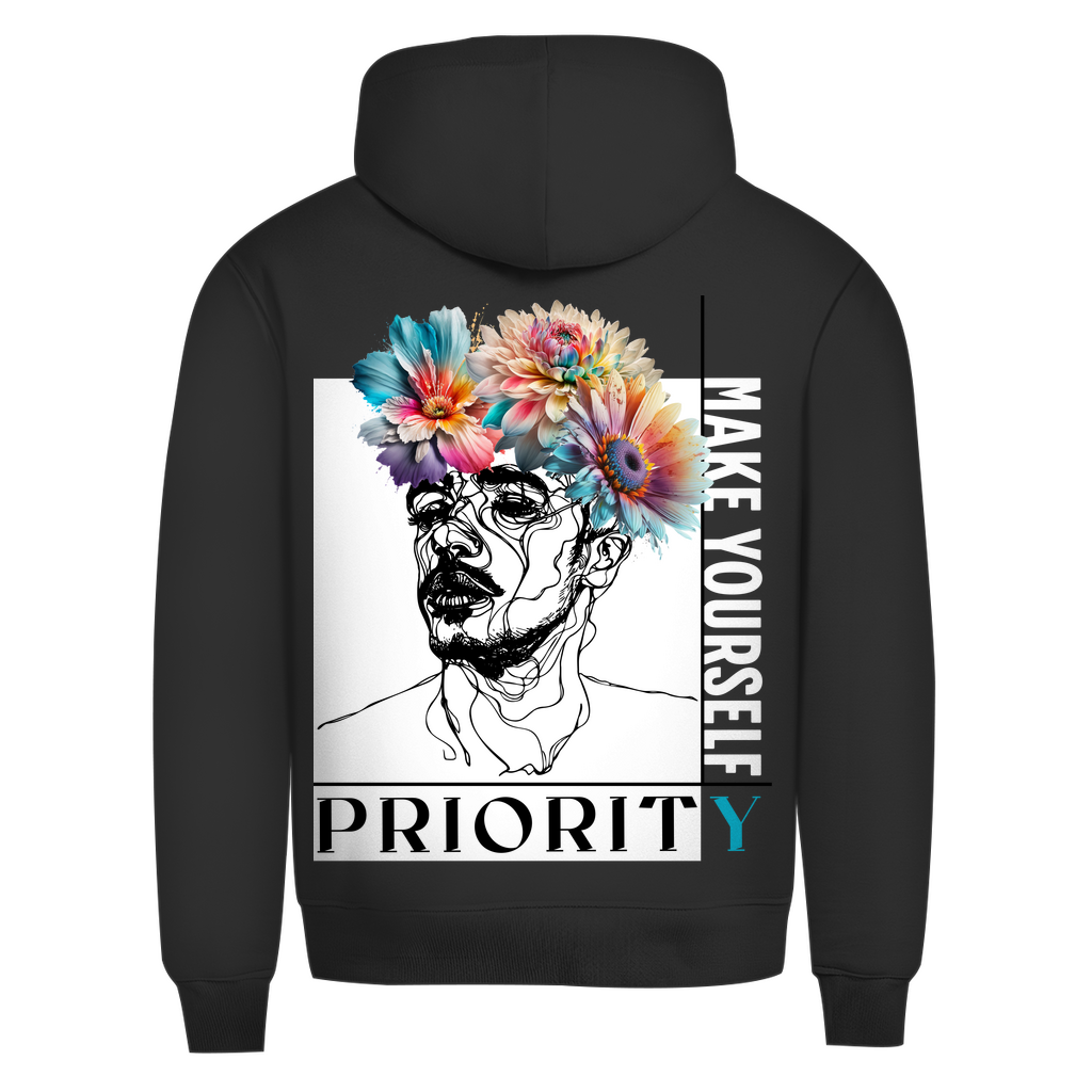 Herren Premium Bio Hoodie MAKE YOURSELF PRIORITY