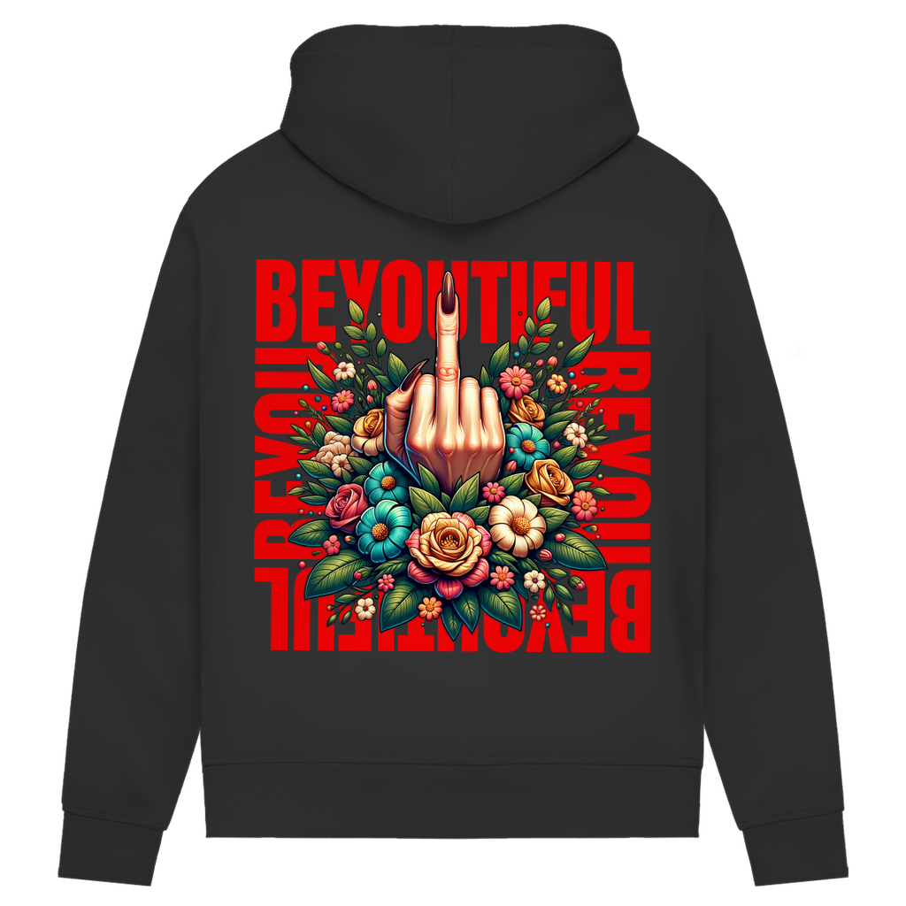 Damen Premium Bio Hoodie BEYOUTIFUL F*CK OFF