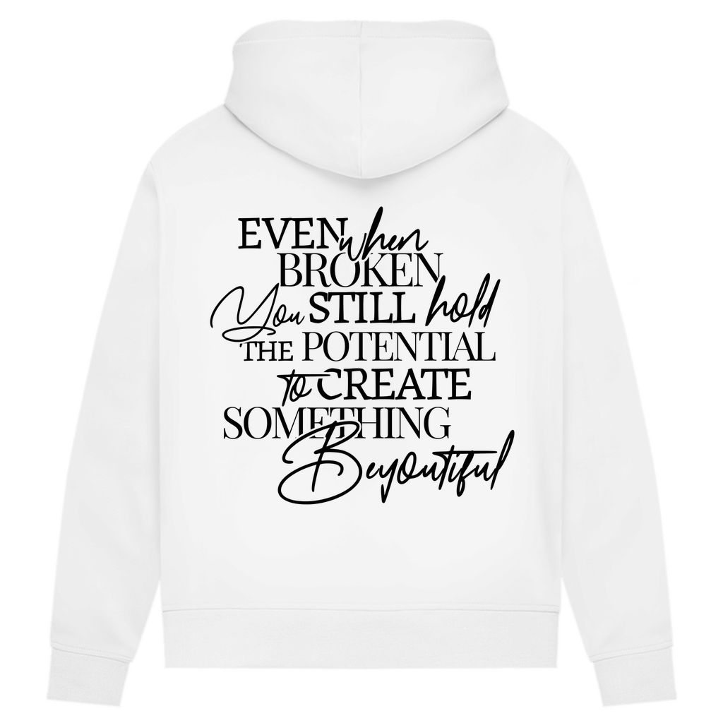 Damen Premium Bio Hoodie BEYOUTIFUL BROKEN