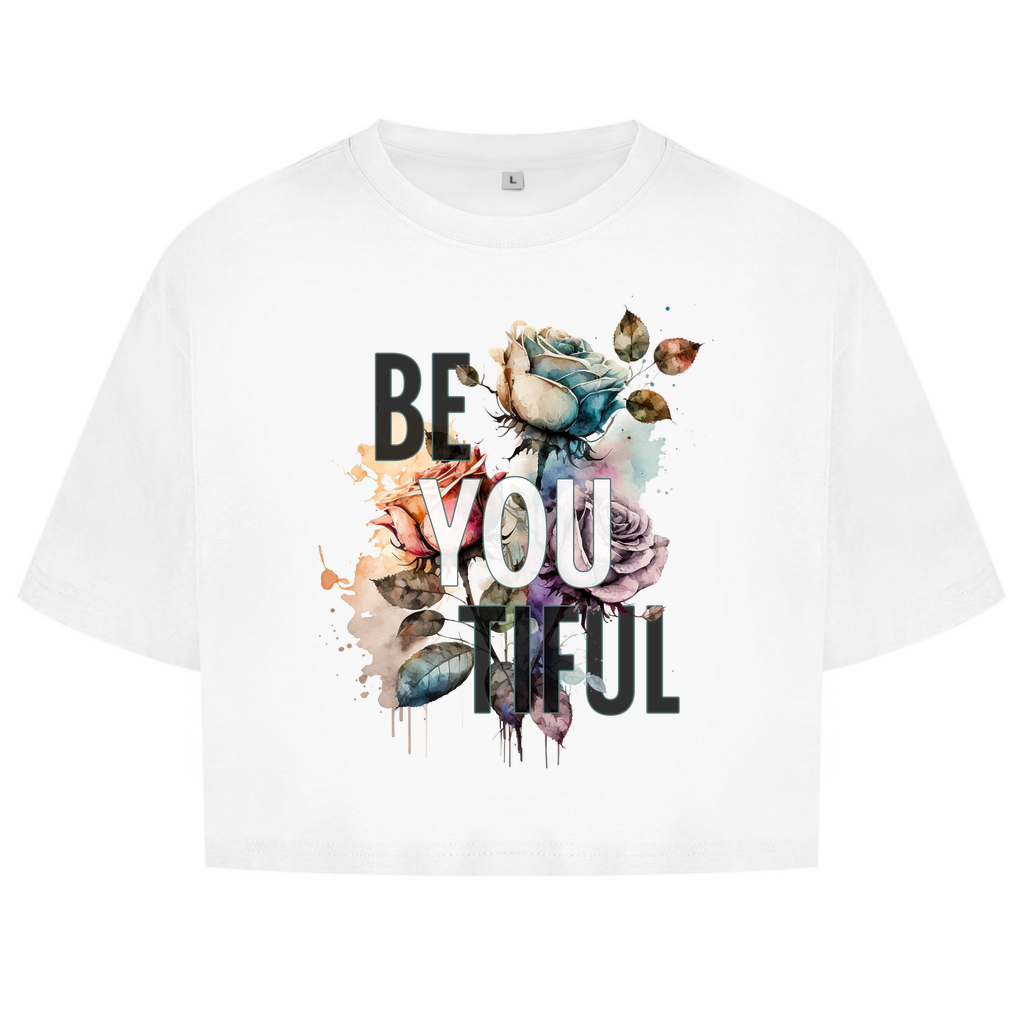 Damen Oversize Croptop BEYOUTIFUL